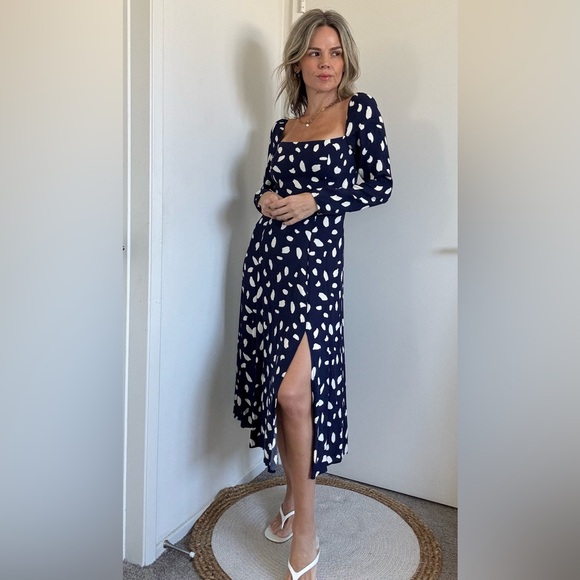 Reformation Sigmund Dress Splatter - Picture 7 of 17